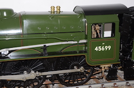 cab 5" LMS Jubilee Galatea live steam loco kingscale for sale
