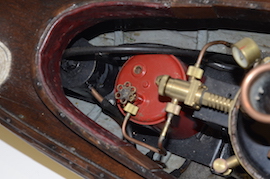 tank 1920s Antique gas fired Windermere Live steam launch with Cheddar vertical boiler pelican V twin engine for sale