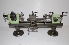front view Lorch & Schmidt LL clockmakers watchmakers lathe for sale