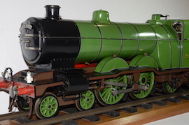 main LBSC Maisie 4-4-2 3.5" Atlantic live steam tender loco for sale