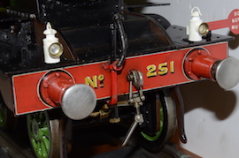 main LBSC Maisie 4-4-2 3.5" Atlantic live steam tender loco for sale