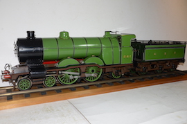 main LBSC Maisie 4-4-2 3.5" Atlantic live steam tender loco for sale