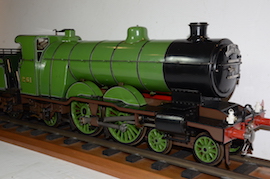 main LBSC Maisie 4-4-2 3.5" Atlantic live steam tender loco for sale