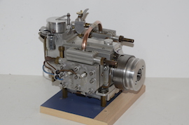 main view Mastiff ic gas petrol engine by L.C.Mason horizontally apposed 4 cylinder hemmingway for sale