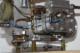 spark plug  view Mastiff ic gas petrol engine by L.C.Mason horizontally apposed 4 cylinder hemmingway for sale