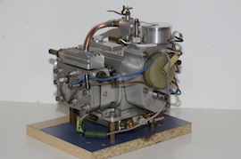 back view Mastiff ic gas petrol engine by L.C.Mason horizontally apposed 4 cylinder hemmingway for sale