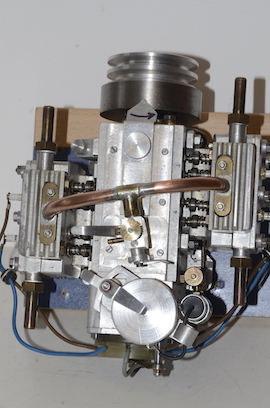 top view Mastiff ic gas petrol engine by L.C.Mason horizontally apposed 4 cylinder hemmingway for sale