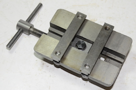 under view Myford machine vice for vertical milling slide for sale