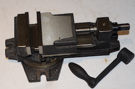 main view Vertex 4" machine vice milling machine for sale