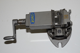 Groz 2" 50mm 2 way tilting rotating machine vice for milling machine or pillar drill for sale soba