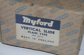 box view myford vertical milling slide fixed for sale