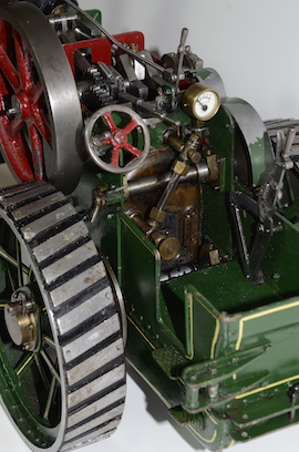 rear view Minnie live steam traction engine 1 inch for sale