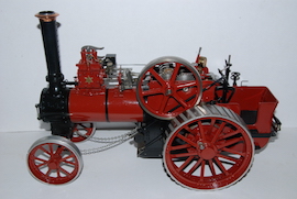 main view Minnie live steam traction engine 1 inch  for sale