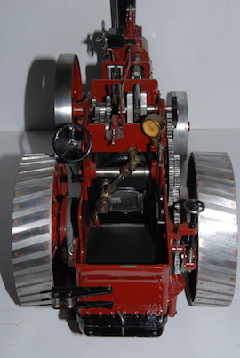 back view Minnie live steam traction engine 1 inch  for sale