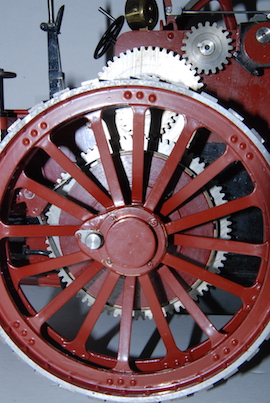 wheel2 view Minnie live steam traction engine 1 inch  for sale