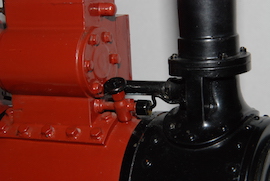 cylinder view Minnie live steam traction engine 1 inch  for sale