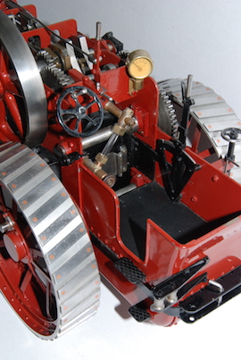 cab view Minnie live steam traction engine 1 inch  for sale