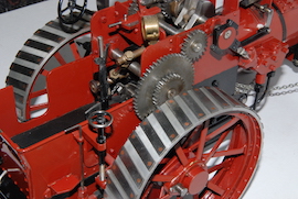 cab view Minnie live steam traction engine 1 inch  for sale