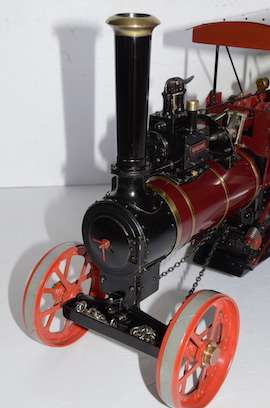 flywheel view Minnie live steam traction engine 1 inch  for sale