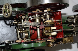 motion view Ransomes Thresher Minnie live steam traction engine 1 inch for sale