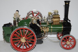 thresher view Ransomes Thresher Minnie live steam traction engine 1 inch for sale