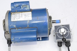 front view single phase motor 1 Hp for myford Super 7 lathe for sale