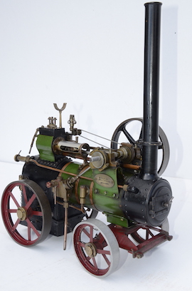 main 1" vintage old portable live steam engine for sale L. Billingham of Devizes