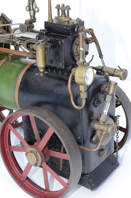 wheel 1" vintage old portable live steam engine for sale L. Billingham of Devizes