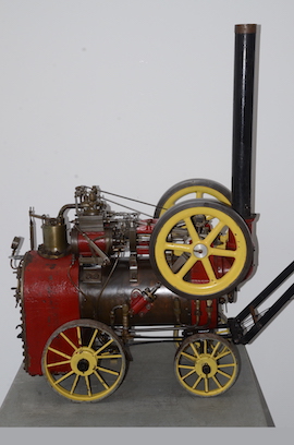 right 2" vintage old portable live steam engine for sale