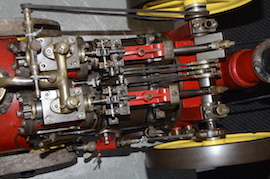 valve 2" vintage old portable live steam engine for sale