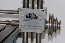 plate view Portmac Redman mini miller bristol horizontal machine for sale