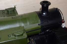 tank view Exhibition GWR 5" small Prairie 2-6-2 live steam loco for sale