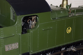 rivit view Exhibition GWR 5" small Prairie 2-6-2 live steam loco for sale