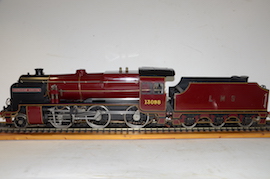 main view LBSC Princess Marina 2-6-0 LMS Stanier 3.5" live steam tender loco for sale