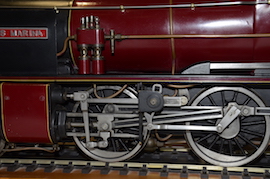 motion view LBSC Princess Marina 2-6-0 LMS Stanier 3.5" live steam tender loco for sale