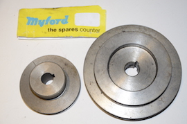 main view Myford ML10 pulley for sale