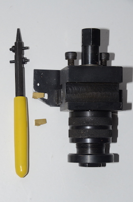 main view rear tool post adjustable height myford lathe for sale