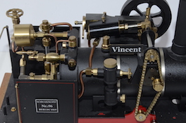 Regner Vincent live steam 0-4-0 gas fired loco for sale. 32mm 45mm
