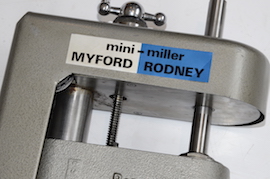 top Myford Rodney Mini Miller Mini milling machine for ML10 Speed 10 lathes for sale