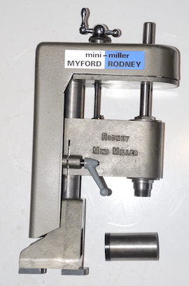 main Myford Rodney Mini Miller Mini milling machine for ML7 ML7R & Super 7 lathes for sale