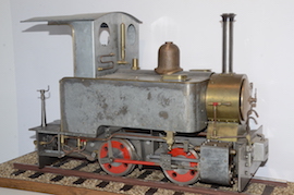 5" Maxitrak Ruby 0-4-0 small live steam tank loco for sale.