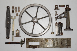 main Blackgates Sanderson beam engine, live steam castings for sale