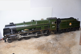 main 5" Royal Scot 4-6-0 live steam loco for sale
