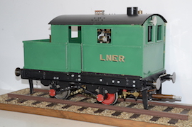 main 5" gauge Sentinal 0-4-0 live steam loco for sale