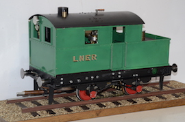 main 5" gauge Sentinal 0-4-0 live steam loco for sale