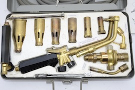 close view sievert gas torch welding set for sale