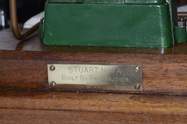 name Stuart live steam plant for sale. Vertical 7A, horizontal No8, babcock 504 boiler, water pump