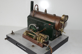 Live steam plant for sale, boiler horizonal engine like Stuart H10