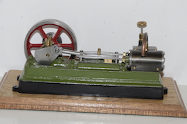 side Stuart S50 live steam horizontal mill engine for sale