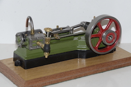 left Stuart S50 live steam horizontal mill engine for sale